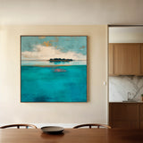 Abstract 1251 Canvas Art 60 x 60 cm / Black