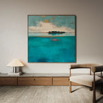 Abstract 1251 Canvas Art 60 x 60 cm / Black