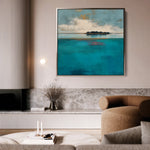 Abstract 1251 Canvas Art 60 x 60 cm / Black
