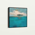 Abstract 1251 Canvas Art 60 x 60 cm / Black