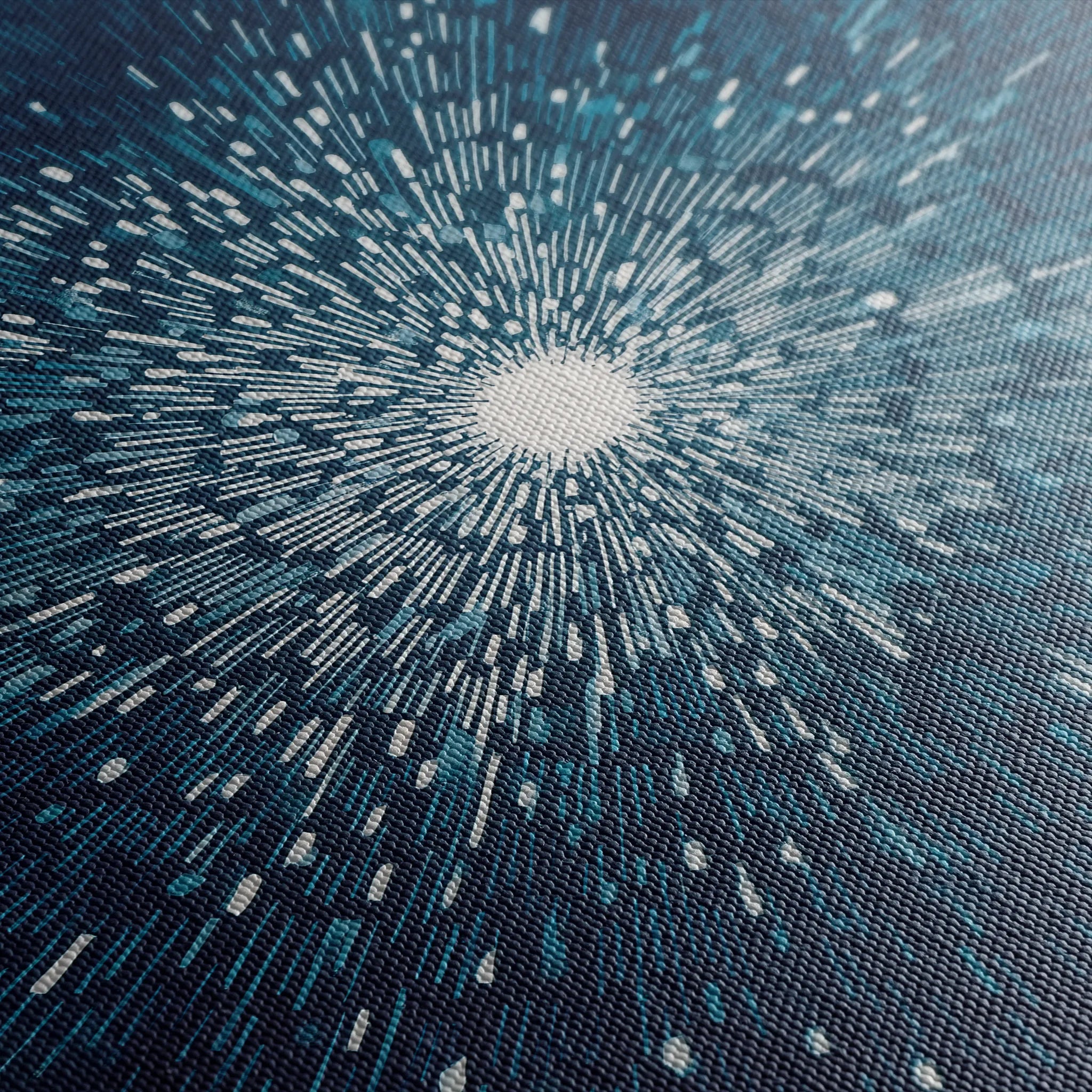 Abstract 1254 Canvas Art 60 x 60 cm / Black