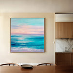 Abstract 1256 Canvas Art 60 x 60 cm / Black