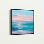 Abstract 1256 Canvas Art 60 x 60 cm / Black