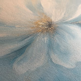 Floral 1256 Canvas Art 60 x 60 cm / Black