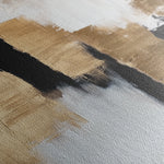Abstract 1257 Canvas Art 60 x 60 cm / Black