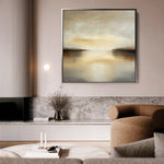 Abstract 1259 Canvas Art 60 x 60 cm / Black