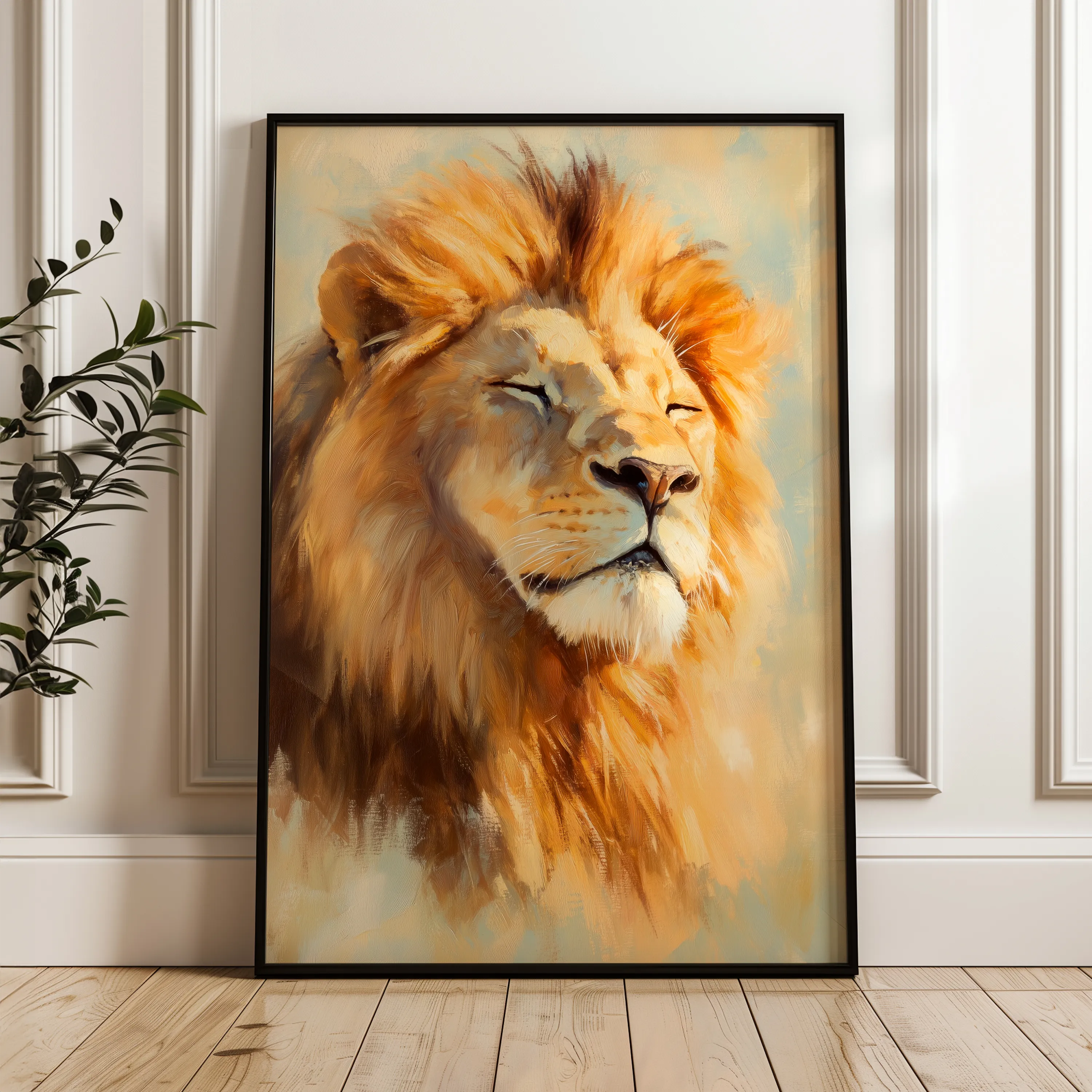 Animals 126 Canvas Art 60 x 40 cm / Black