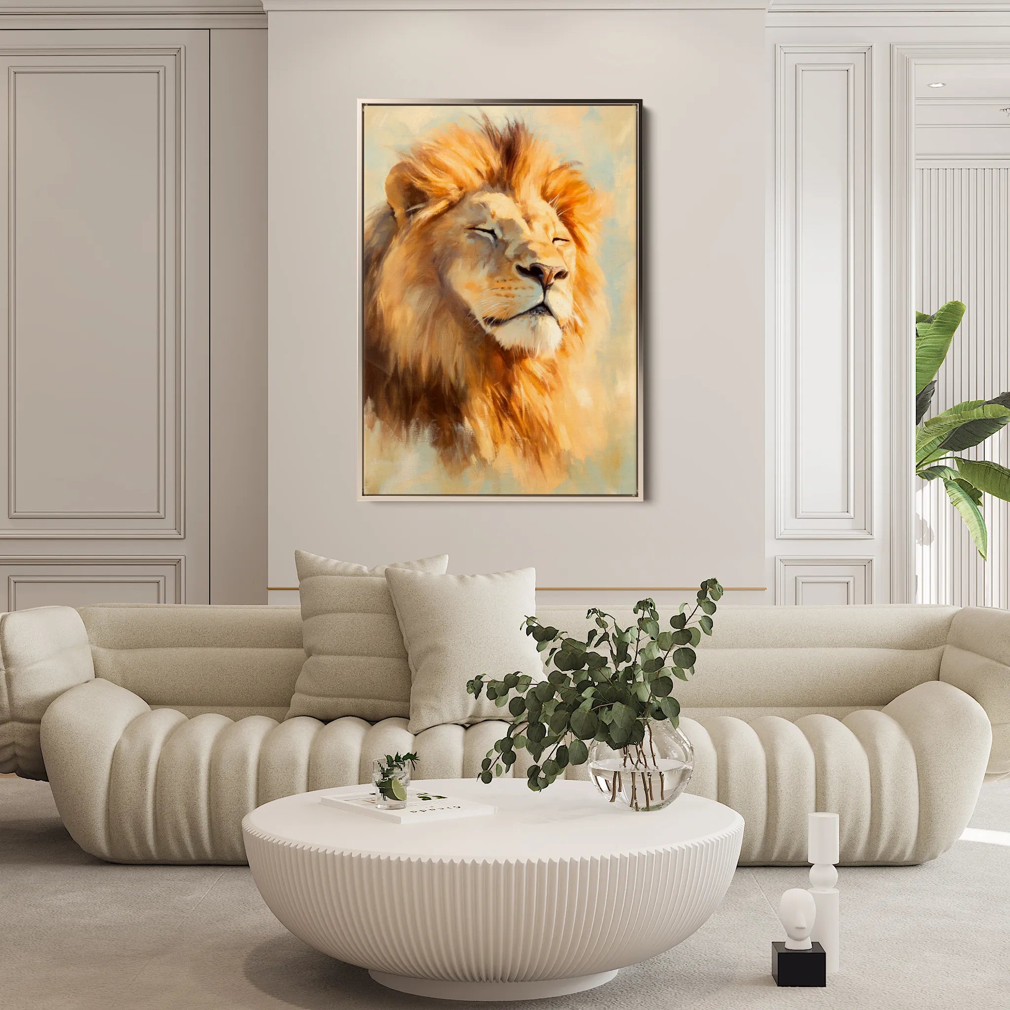 Animals 126 Canvas Art 60 x 40 cm / Black