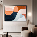 Boho 126 Canvas Art 60 x 40 cm / Black