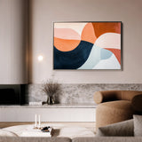 Boho 126 Canvas Art 60 x 40 cm / Black