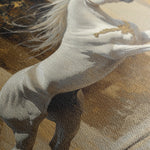 Horses 126 Canvas Art 60 x 40 cm / Black