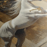 Horses 126 Canvas Art 60 x 40 cm / Black