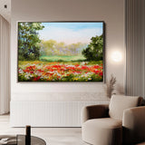 Landscape 126 Canvas Art 60 x 40 cm / Black