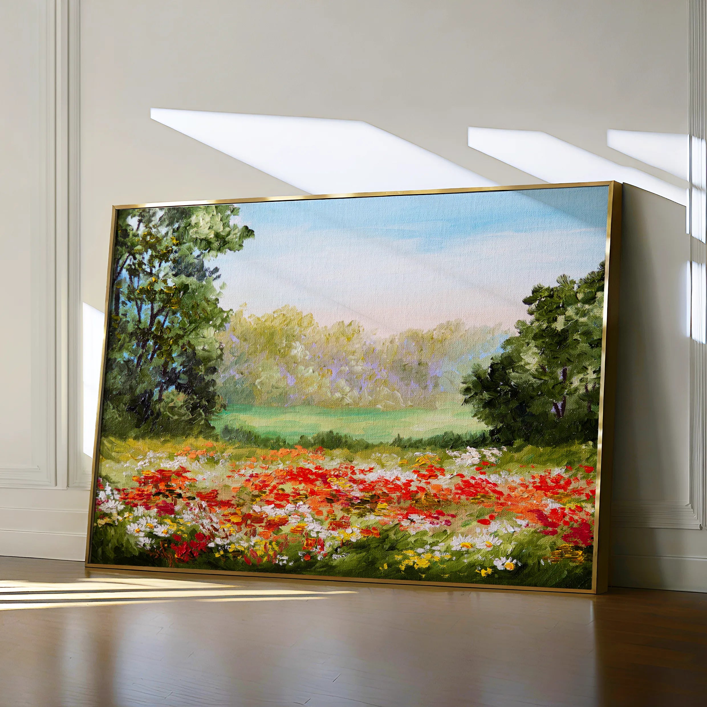 Landscape 126 Canvas Art 60 x 40 cm / Black