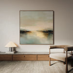 Abstract 1260 Canvas Art 60 x 60 cm / Black