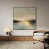 Abstract 1260 Canvas Art 60 x 60 cm / Black