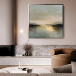 Abstract 1260 Canvas Art 60 x 60 cm / Black