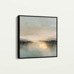 Abstract 1260 Canvas Art 60 x 60 cm / Black