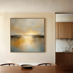 Abstract 1261 Canvas Art 60 x 60 cm / Black