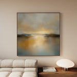 Abstract 1261 Canvas Art 60 x 60 cm / Black