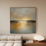 Abstract 1261 Canvas Art 60 x 60 cm / Black