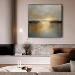Abstract 1261 Canvas Art 60 x 60 cm / Black