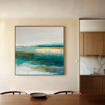 Abstract 1263 Canvas Art 60 x 60 cm / Black