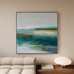 Abstract 1263 Canvas Art 60 x 60 cm / Black