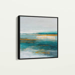 Abstract 1263 Canvas Art 60 x 60 cm / Black
