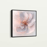 Floral 1264 Canvas Art 60 x 60 cm / Black