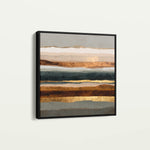 Abstract 1265 Canvas Art 60 x 60 cm / Black