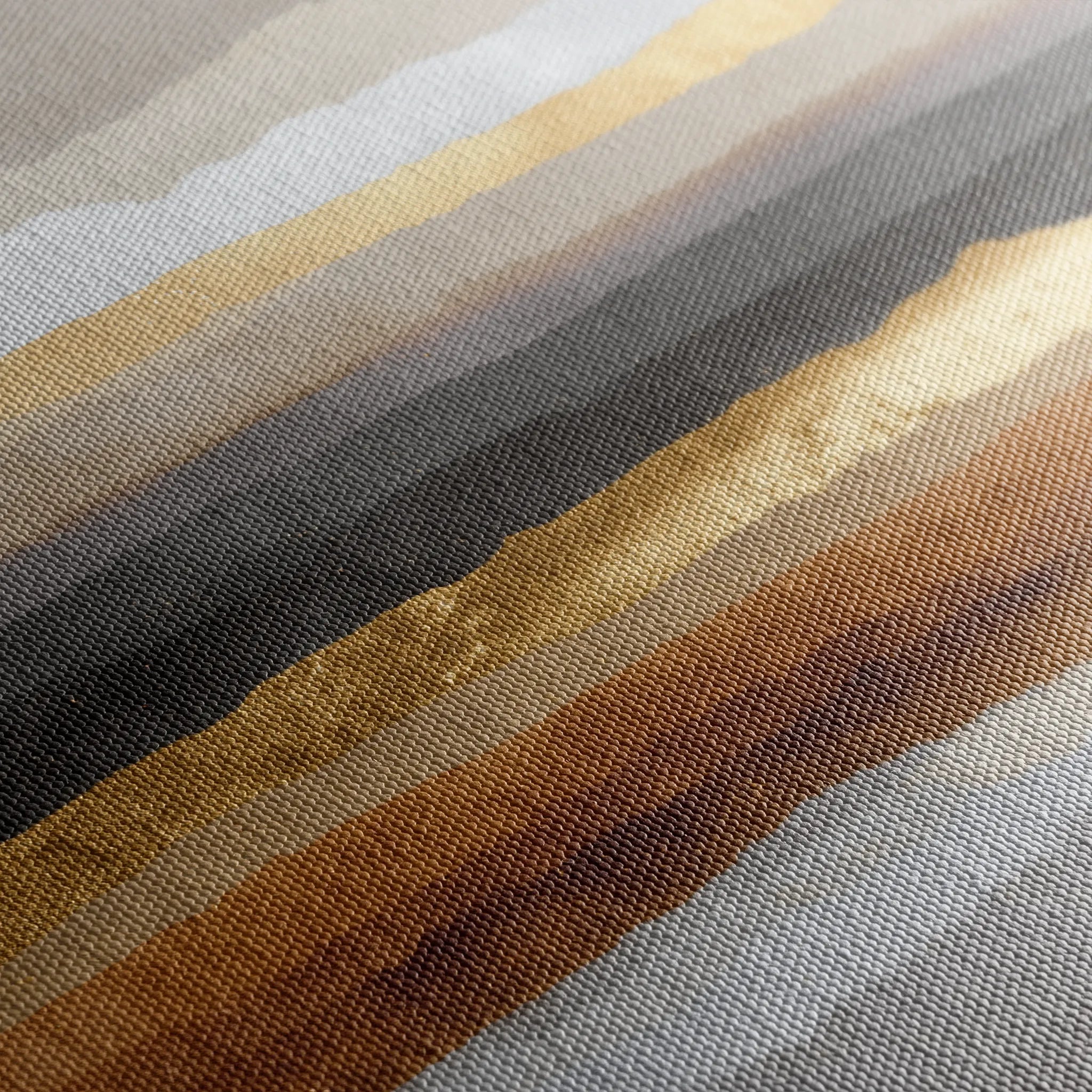 Abstract 1266 Canvas Art 60 x 60 cm / Black