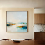 Abstract 1267 Canvas Art 60 x 60 cm / Black