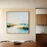 Abstract 1267 Canvas Art 60 x 60 cm / Black