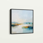 Abstract 1267 Canvas Art 60 x 60 cm / Black