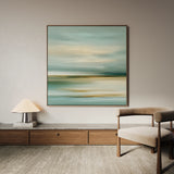 Abstract 1268 Canvas Art 60 x 60 cm / Black