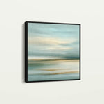 Abstract 1268 Canvas Art 60 x 60 cm / Black