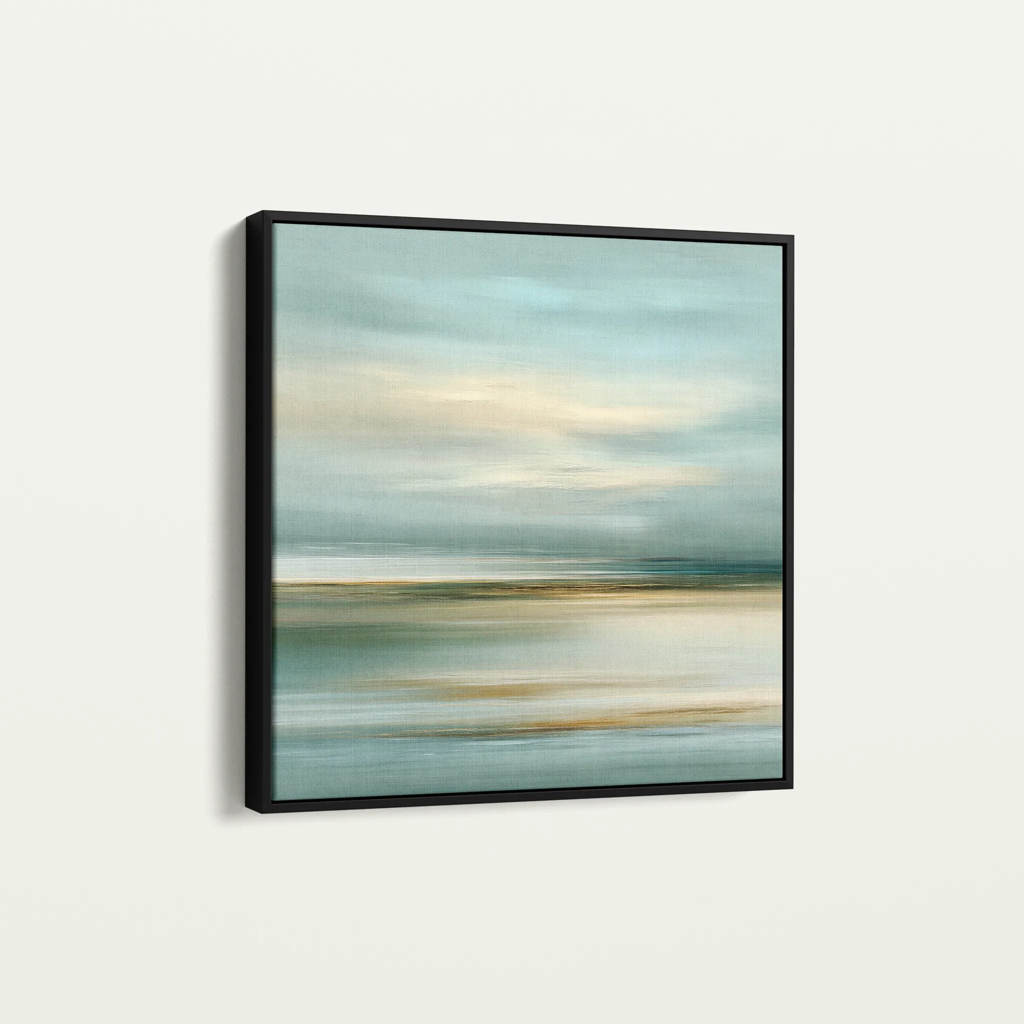 Abstract 1268 Canvas Art 60 x 60 cm / Black