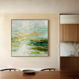 Abstract 1269 Canvas Art 60 x 60 cm / Black