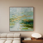 Abstract 1269 Canvas Art 60 x 60 cm / Black
