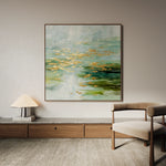 Abstract 1269 Canvas Art 60 x 60 cm / Black