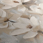 Floral 1269 Canvas Art 60 x 60 cm / Black