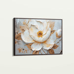 Floral 127 Canvas Art 60 x 40 cm / Black