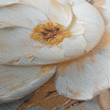 Floral 127 Canvas Art 60 x 40 cm / Black