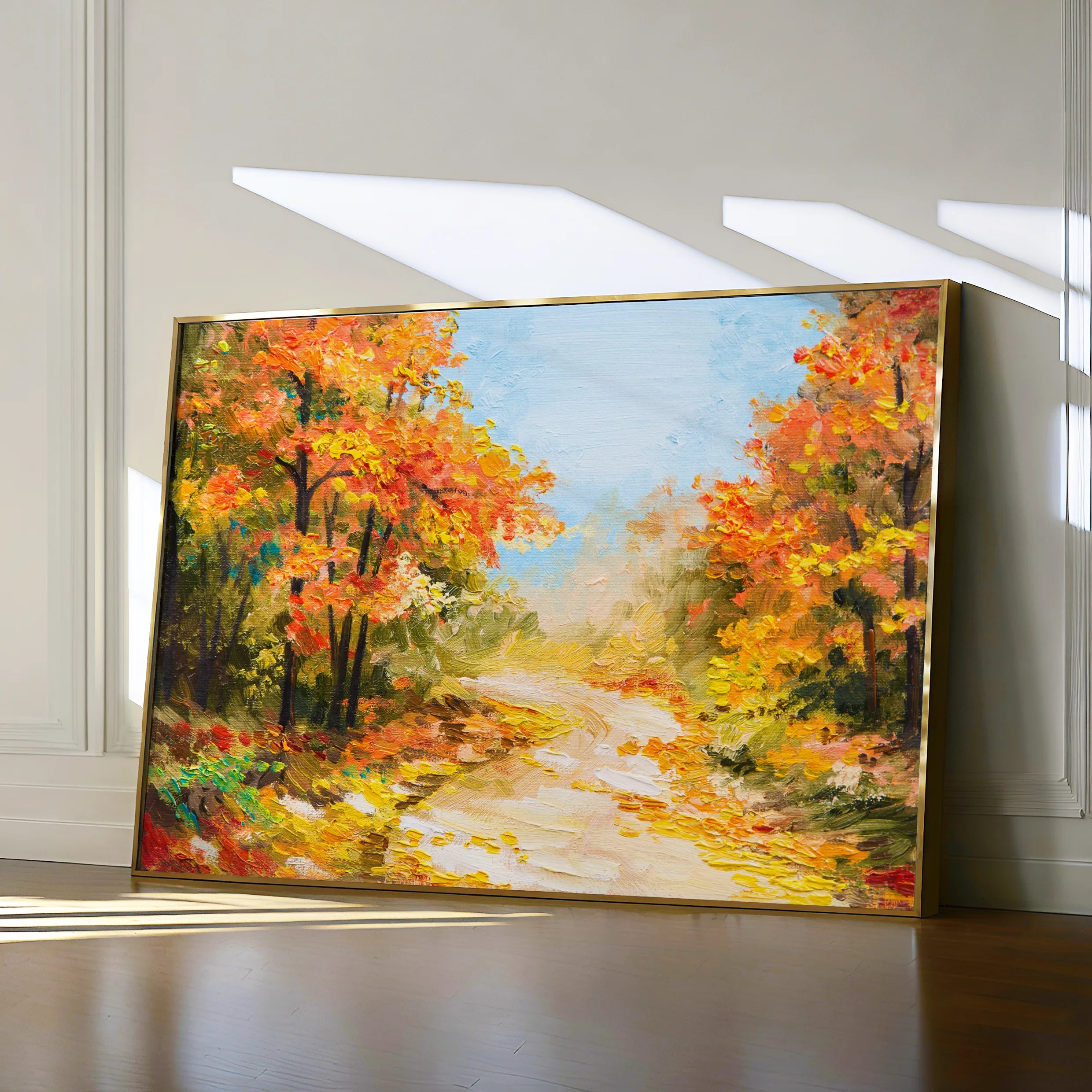 Landscape 127 Canvas Art 60 x 40 cm / Black