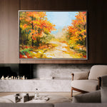 Landscape 127 Canvas Art 60 x 40 cm / Black