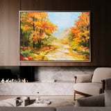 Landscape 127 Canvas Art 60 x 40 cm / Black