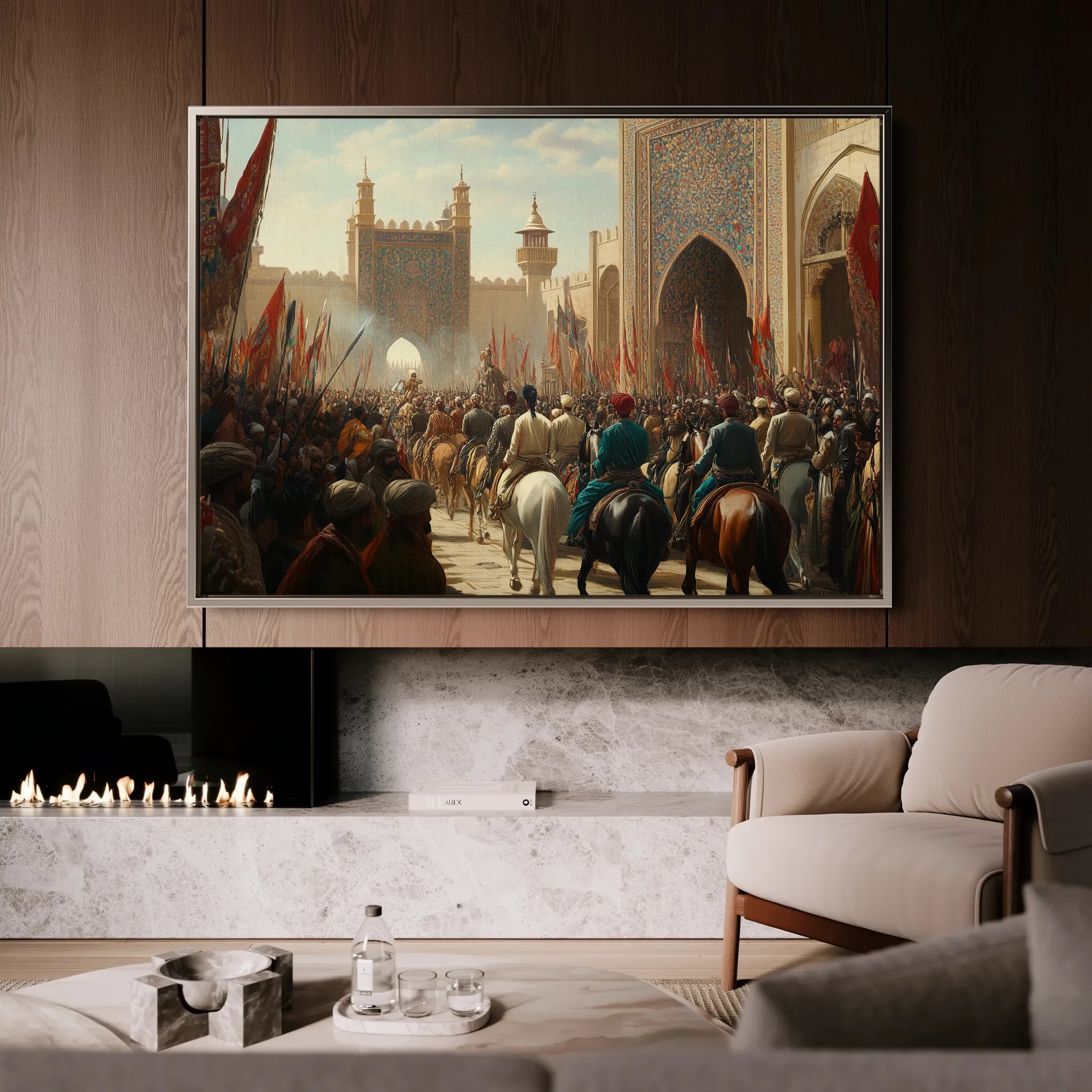 Orientalist 127 Canvas Art 60 x 40 cm / Black