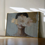 Portrait 127 Canvas Art 60 x 40 cm / Black