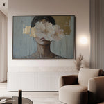 Portrait 127 Canvas Art 60 x 40 cm / Black